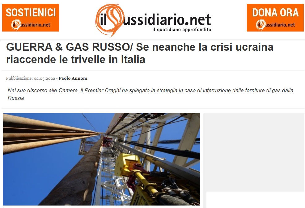 Se neanche la crisi ucraina riaccende le trivelle in Italia
